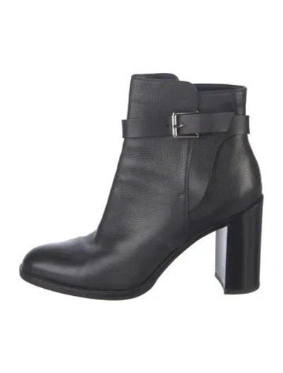 Pre-owned Gianvito Rossi Leather Boots In Black