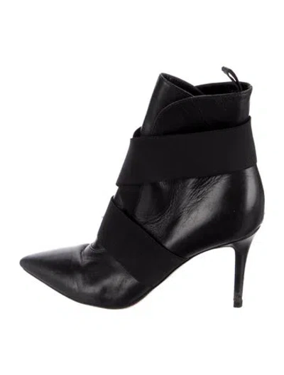 Pre-owned Gianvito Rossi Leather Boots In Black