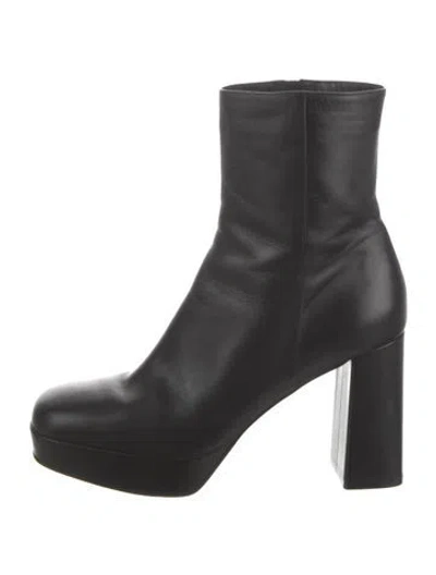 Pre-owned Gianvito Rossi Leather Boots In Black