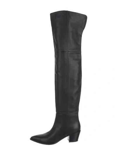 Pre-owned Gianvito Rossi Leather Boots In Black