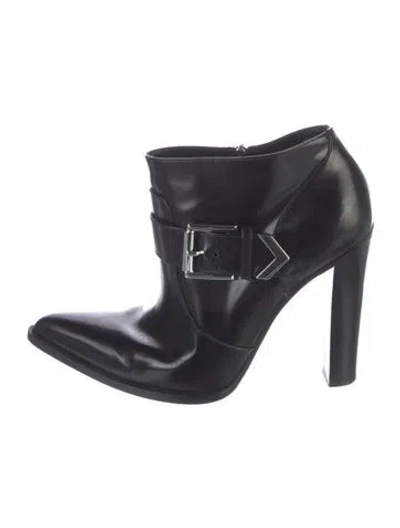 Pre-owned Gianvito Rossi Leather Boots In Black