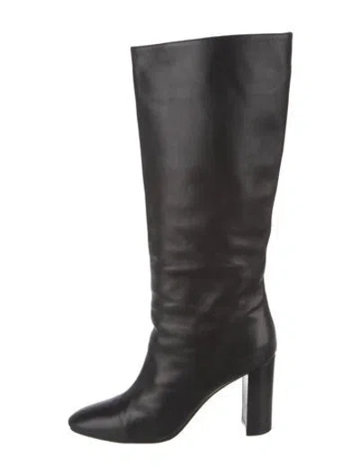 Pre-owned Gianvito Rossi Leather Boots In Black