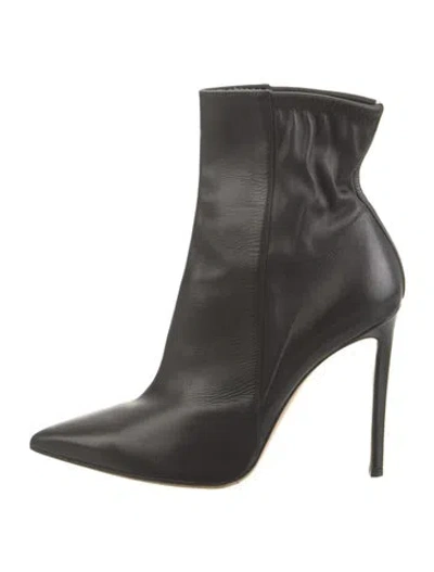 Pre-owned Gianvito Rossi Leather Boots In Black