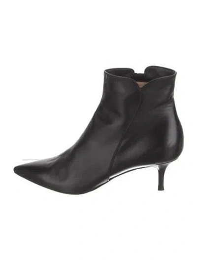 Pre-owned Gianvito Rossi Leather Boots In Black
