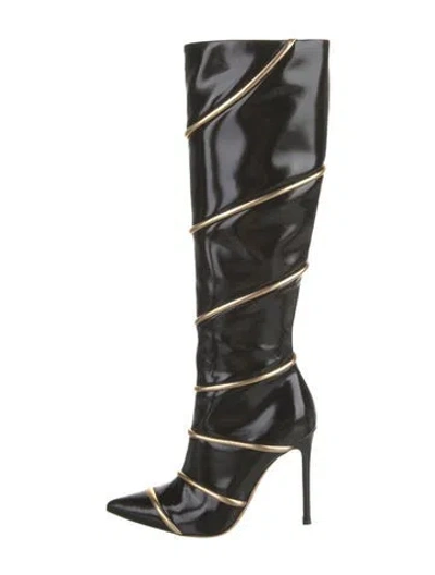 Pre-owned Gianvito Rossi Leather Boots In Black