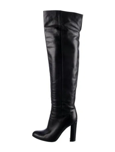 Pre-owned Gianvito Rossi Leather Boots In Black