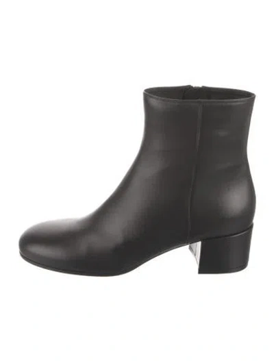 Pre-owned Gianvito Rossi Leather Boots In Black
