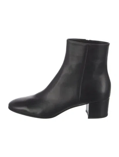 Pre-owned Gianvito Rossi Leather Boots In Black