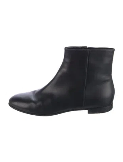 Pre-owned Gianvito Rossi Leather Boots In Black