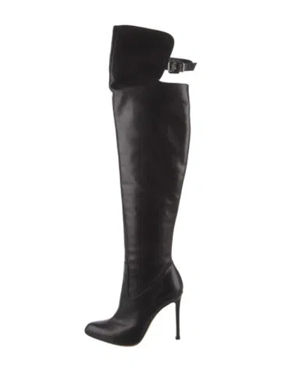 Pre-owned Gianvito Rossi Leather Boots In Black