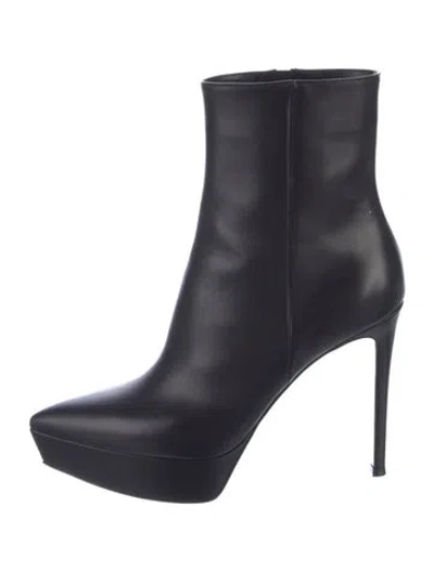 Pre-owned Gianvito Rossi Leather Boots In Black