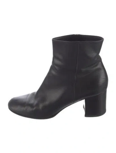Pre-owned Gianvito Rossi Leather Boots In Black