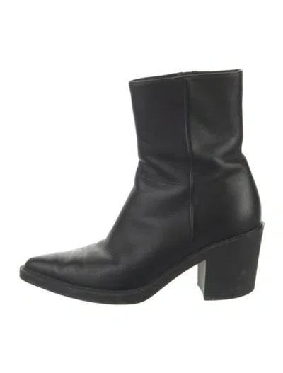 Pre-owned Gianvito Rossi Leather Boots In Black