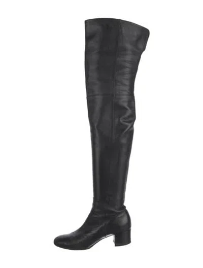 Pre-owned Gianvito Rossi Leather Boots In Black