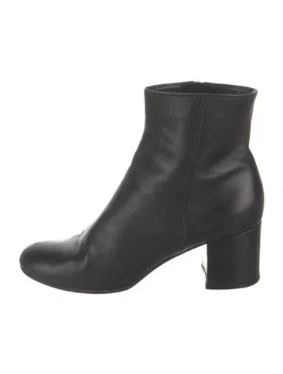Pre-owned Gianvito Rossi Leather Boots In Black