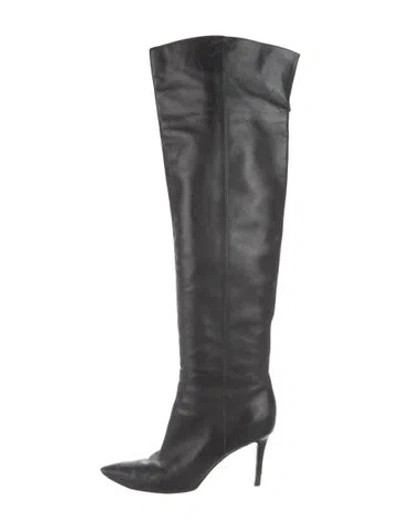 Pre-owned Gianvito Rossi Leather Boots In Black
