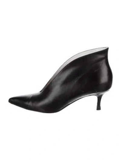 Pre-owned Gianvito Rossi Leather Boots In Black