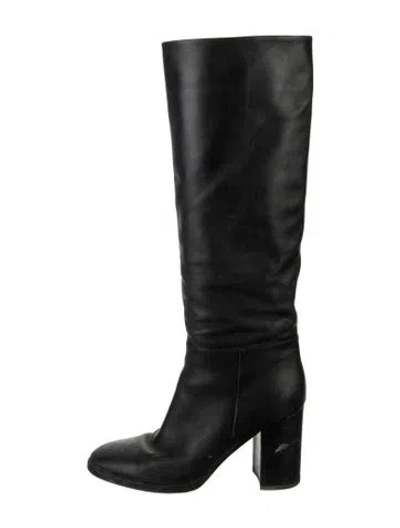 Pre-owned Gianvito Rossi Leather Boots In Black