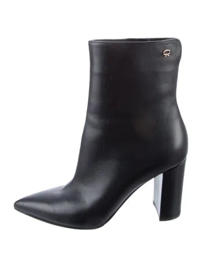 Pre-owned Gianvito Rossi Leather Boots In Black