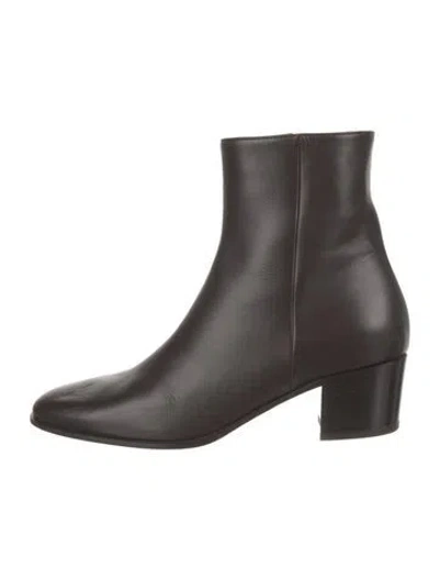 Pre-owned Gianvito Rossi Leather Boots In Black