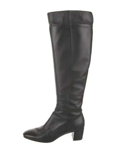 Pre-owned Gianvito Rossi Leather Boots In Black