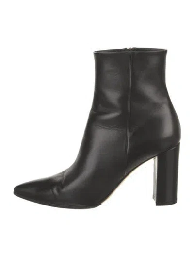 Pre-owned Gianvito Rossi Leather Boots In Black