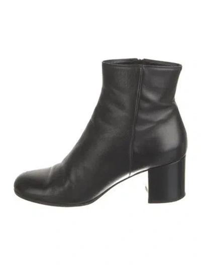 Pre-owned Gianvito Rossi Leather Boots In Black