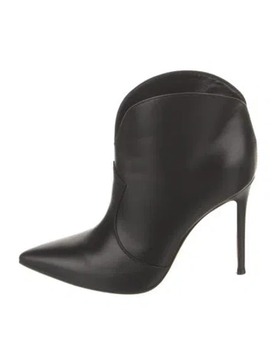Pre-owned Gianvito Rossi Leather Boots In Black