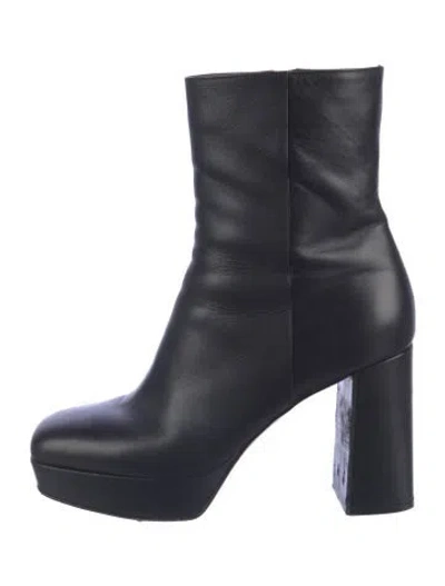 Pre-owned Gianvito Rossi Leather Boots In Blue