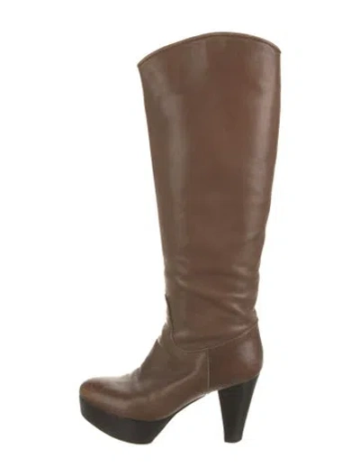 Pre-owned Gianvito Rossi Leather Boots In Brown