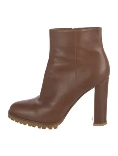 Pre-owned Gianvito Rossi Leather Boots In Brown