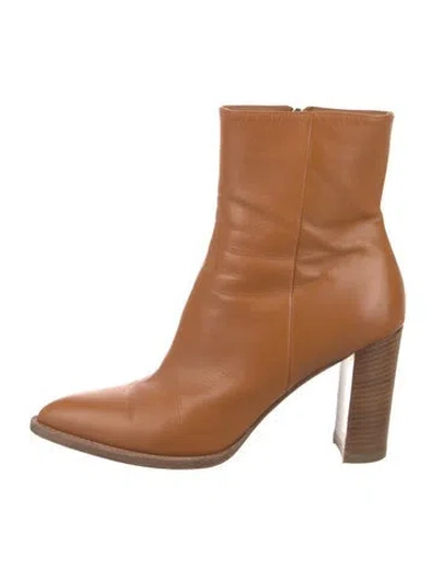 Pre-owned Gianvito Rossi Leather Boots In Brown