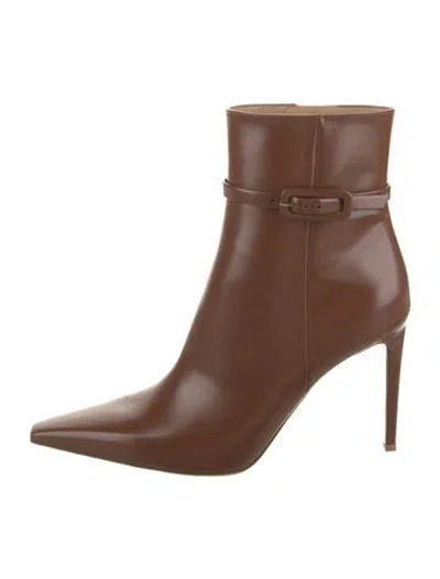 Pre-owned Gianvito Rossi Leather Boots In Brown