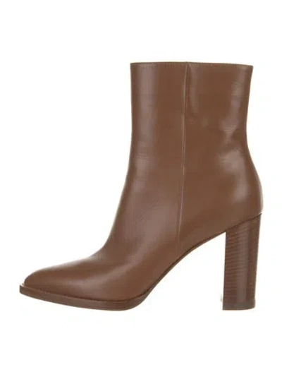 Pre-owned Gianvito Rossi Leather Boots In Brown