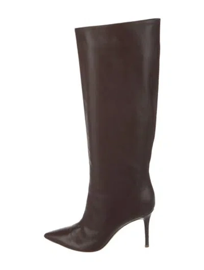 Pre-owned Gianvito Rossi Leather Boots In Brown