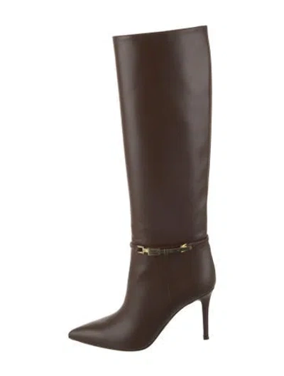 Pre-owned Gianvito Rossi Leather Boots In Brown