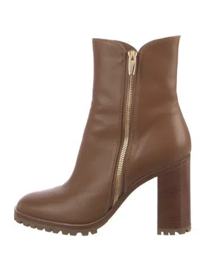 Pre-owned Gianvito Rossi Leather Boots In Brown