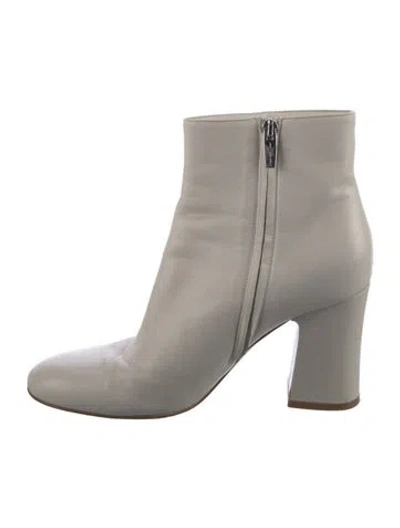 Pre-owned Gianvito Rossi Leather Boots In Neutral