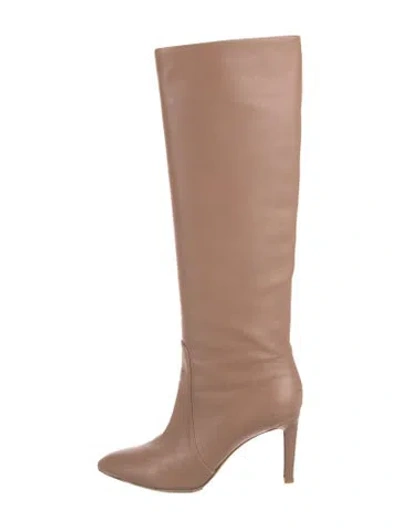 Pre-owned Gianvito Rossi Leather Boots In Neutral