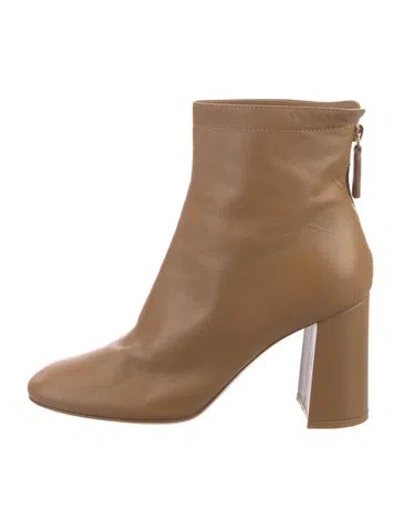 Pre-owned Gianvito Rossi Leather Boots In Neutral