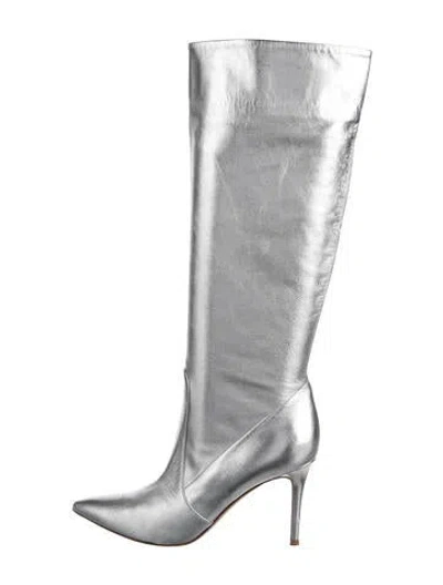 Pre-owned Gianvito Rossi Leather Boots In Silver