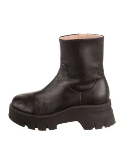 Pre-owned Gianvito Rossi Leather Boots In Transparent