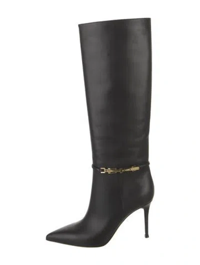 Pre-owned Gianvito Rossi Leather Boots W/ Tags In Black