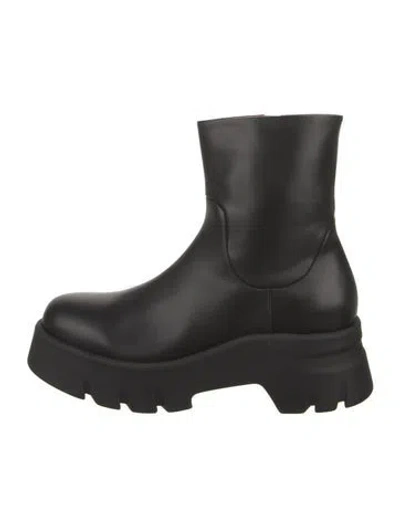 Pre-owned Gianvito Rossi Leather Boots W/ Tags In Black