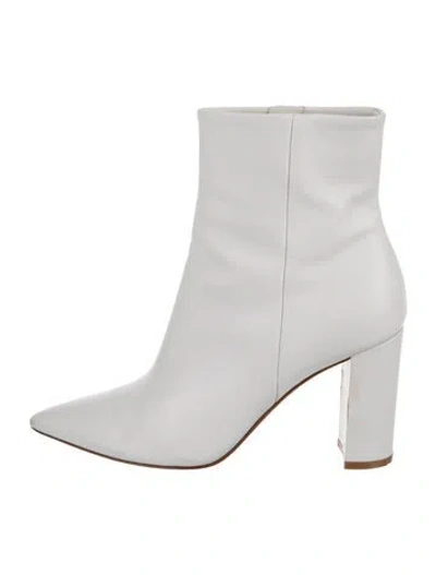 Pre-owned Gianvito Rossi Leather Boots In White