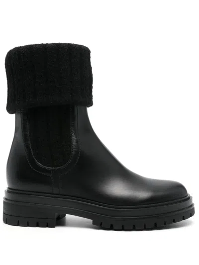 GIANVITO ROSSI GIANVITO ROSSI LEATHER CHELSEA BOOTS