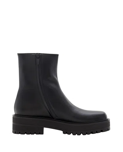 Gianvito Rossi Leather Combat Boots
