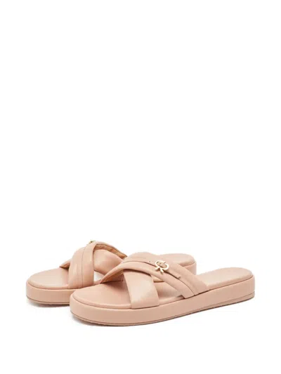Pre-owned Gianvito Rossi Leather Cross-strap Sandals