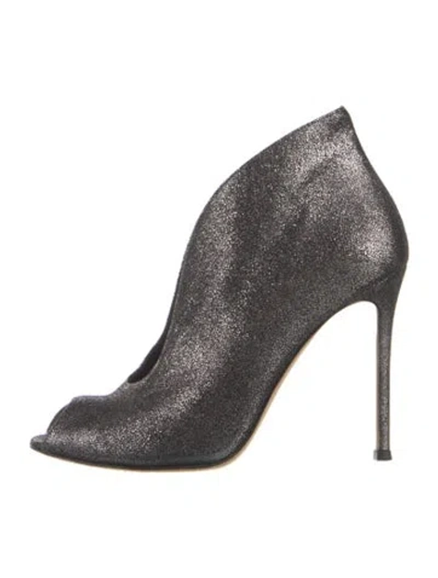 Pre-owned Gianvito Rossi Leather Cutout Accent Boots