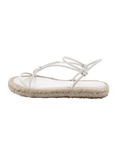 Pre-owned Gianvito Rossi Leather Espadrilles In Multicolor